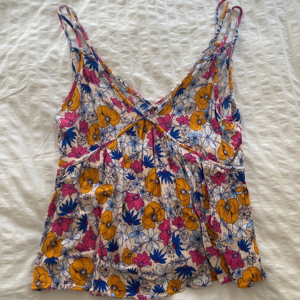 Floral tank top